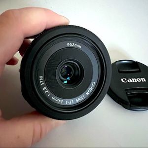 Canon EF-S 24mm 2.8 Camera Lens Macro